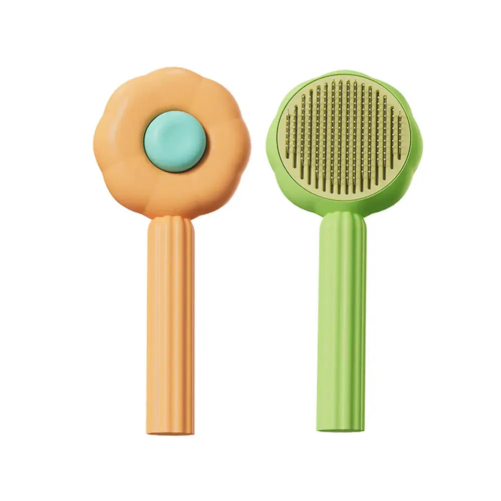 Ultimate Pet Grooming Brush for Cats - Effortlessly Remove Shedding Hair and Dander
