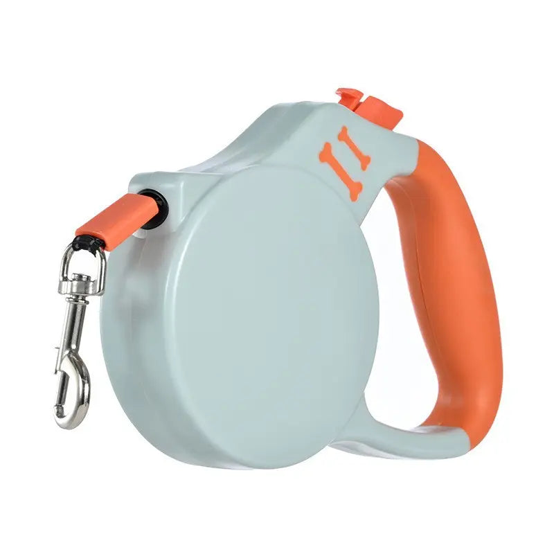 Ultimate Pet Gift Set: Adjustable Long Dog Leash with One-Button Brake - Perfect for Night Walks with Medium Dogs and Cats - Durable Linen Material