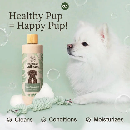 Gentle Organic Dog Shampoo for a Clean, Soft, and Happy Pup