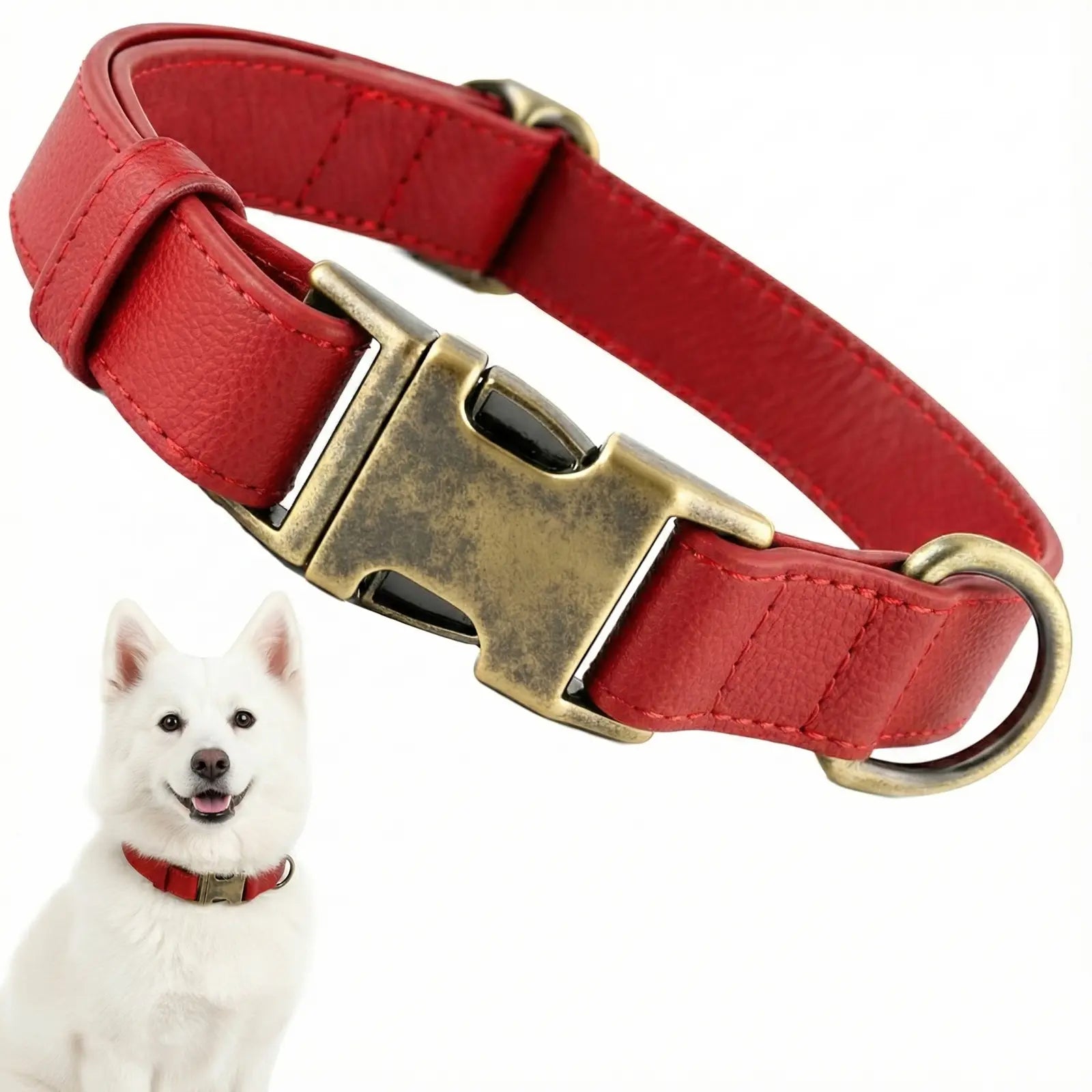 Waterproof, Odor-Free Silicone Dog Collar with Strong Metal Buckle – Perfect for Active Pups!