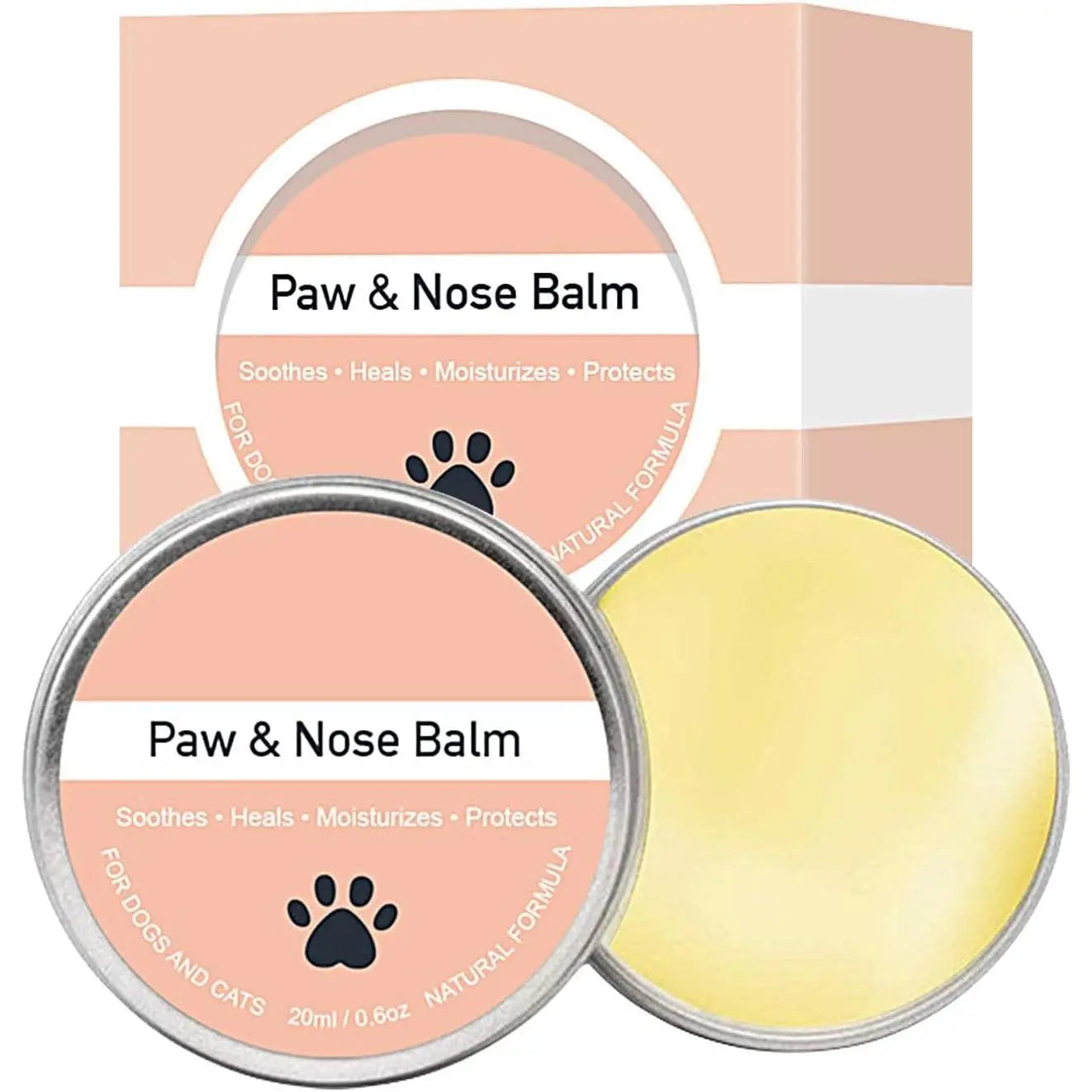 Nourish Your Pet's Paws with Our Shipping Included 20ml Dog Paw Pad Balm - Gentle Moisturizing Cream for Chapped Protection and Ultimate Comfort