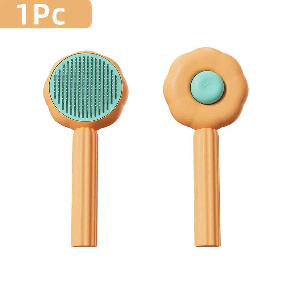 Ultimate Pet Grooming Brush for Cats - Effortlessly Remove Shedding Hair and Dander