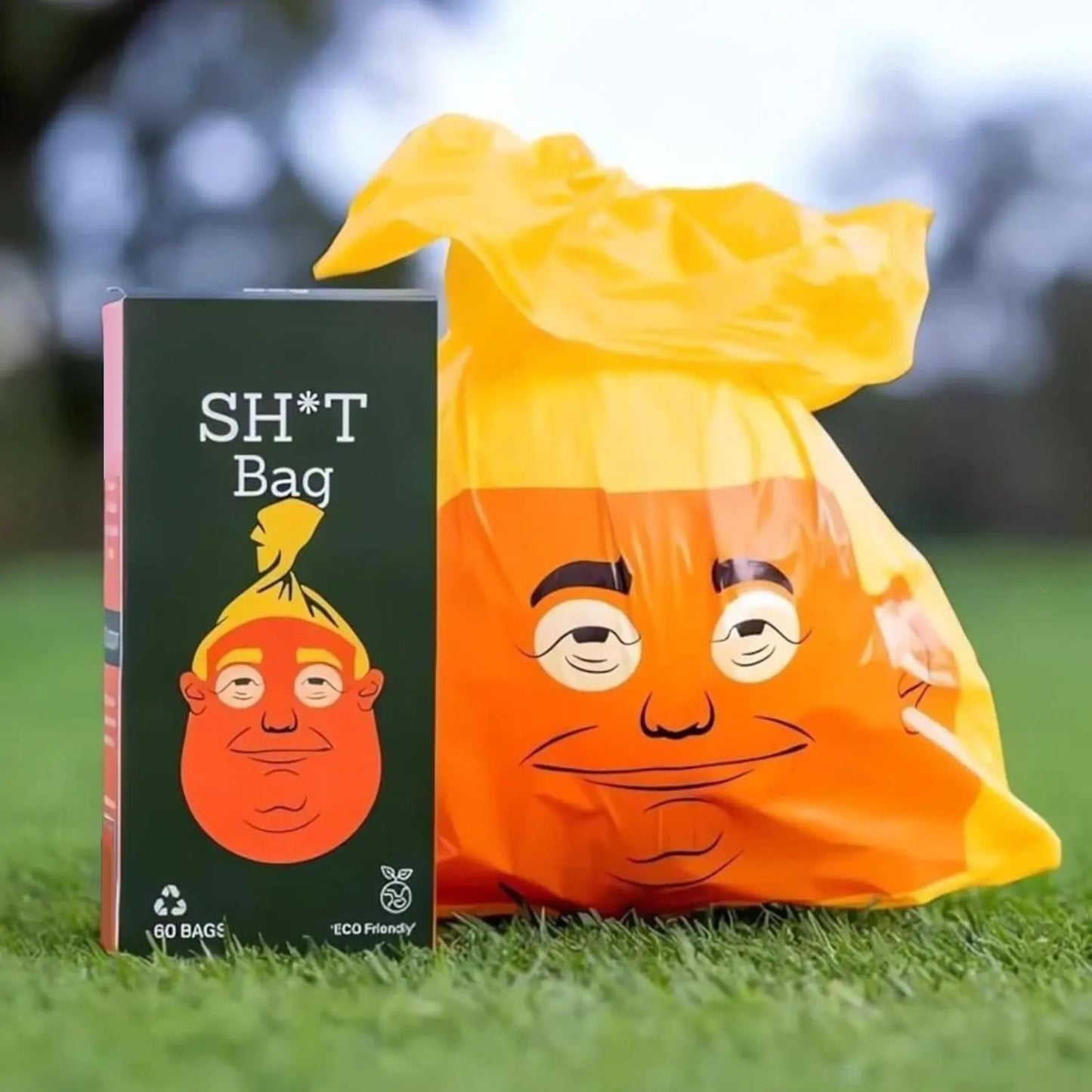 Laugh Out Loud with Our Funny Dog Poop Bags - 60 Count of Hilarious Prank Bags for Pet Owners!