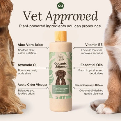 Gentle Organic Dog Shampoo for a Clean, Soft, and Happy Pup