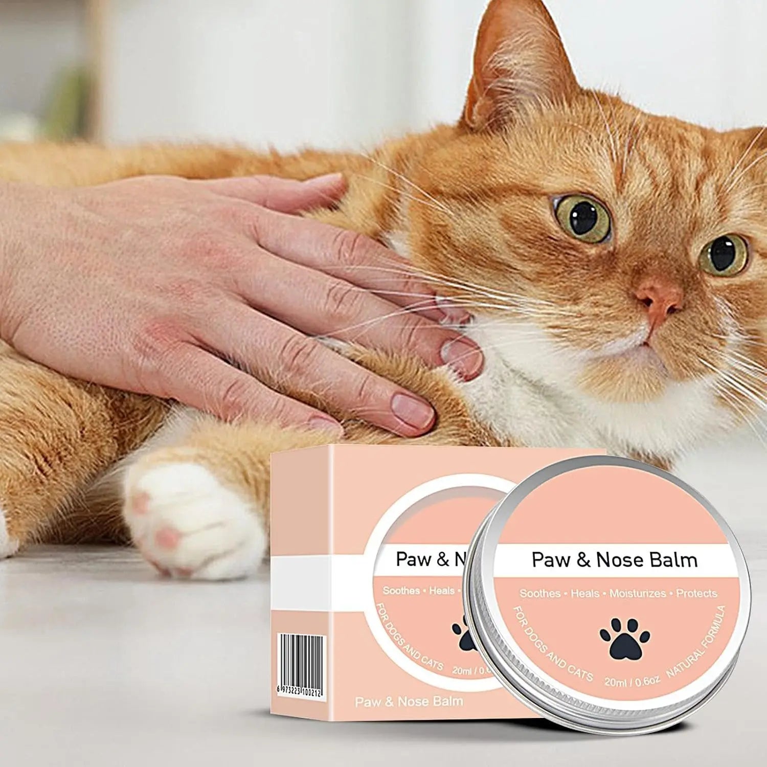 Nourish Your Pet's Paws with Our Shipping Included 20ml Dog Paw Pad Balm - Gentle Moisturizing Cream for Chapped Protection and Ultimate Comfort
